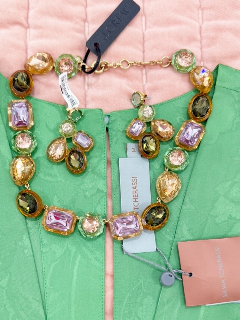 JCREW Jewel Box necklace and earrings set - Picture 3 of 7